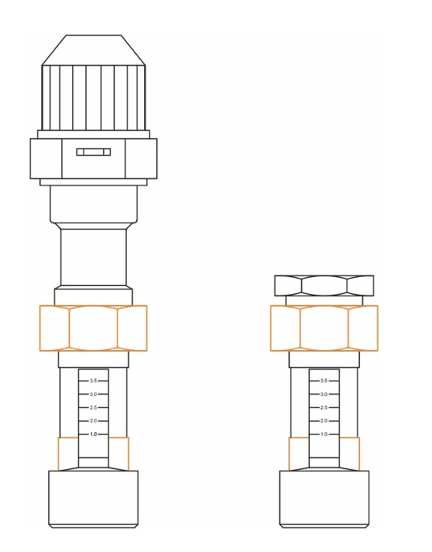 monteren flowmeters vloerverwarming